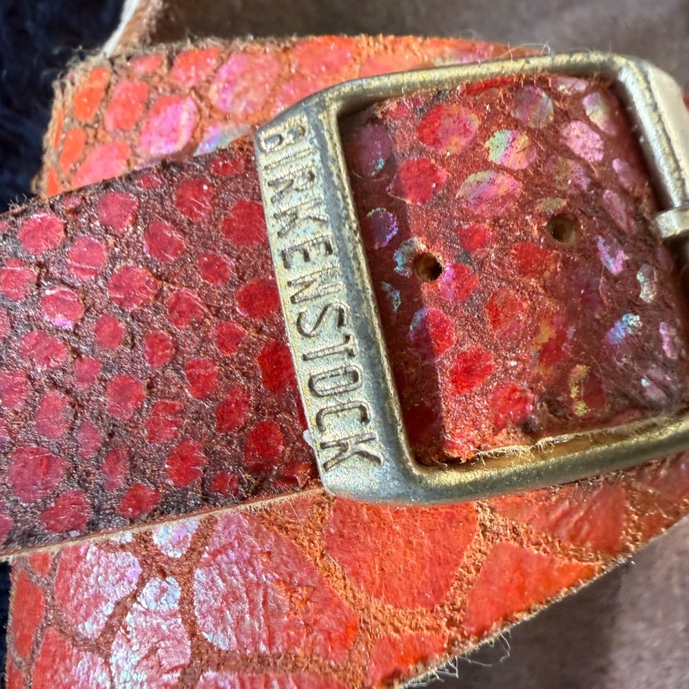 Birkenstock Red Sandals - Picture 10 of 11